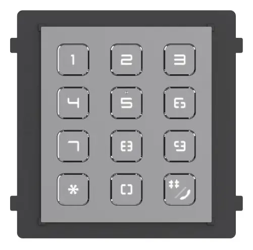 Hikvision DS-KD-KP Şifre Paneli Keypad Modülü — görsel 2