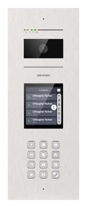 Hikvision DS-KD7003EY-S2 4 inç 2 Telli Diyafon Kapı Ünitesi