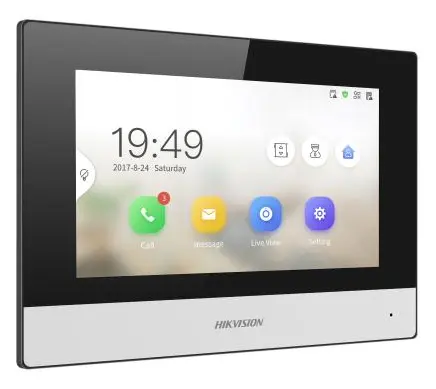 Hikvision DS-KH6320Y-WTE2 7 inç Diyafon İç Ünite — görsel 3