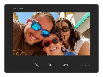 Hikvision DS-KH7300EY-TE2 7 inç 2 Telli Diyafon İç Ünite