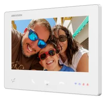 Hikvision DS-KH7300EY-TIE2/WHITE 7 inç 2 Telli Diyafon İç Ünite — görsel 2