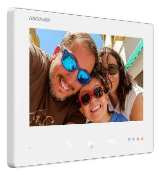 Hikvision DS-KH7300EY-WTE2/WHITE 7 inç 2 Telli Diyafon İç Ünite — görsel 3