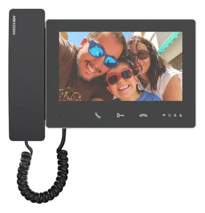 Hikvision DS-KH7300EY-WTHE2 7 inç 2 Telli Diyafon İç Ünite