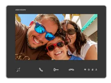 Hikvision DS-KH7300EY-WTIE2 7 inç 2 Telli Diyafon İç Ünite