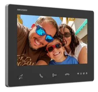 Hikvision DS-KH7300EY-WTIE2 7 inç 2 Telli Diyafon İç Ünite — görsel 3