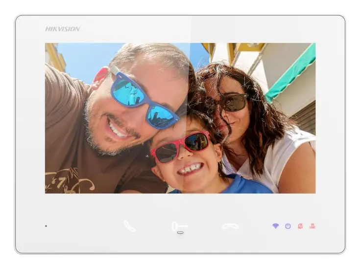 Hikvision DS-KH7300EY-WTPE2/WHITE 7 inç 2 Telli Diyafon İç Ünite
