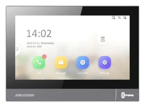 Hikvision DS-KH8381-TE1 7 inç Diyafon İç Ünite
