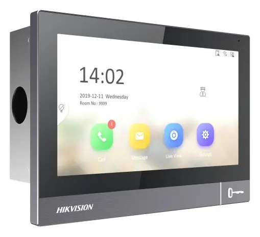 Hikvision DS-KH8381-WTE1/FLUSH 7 inç Diyafon İç Ünite — görsel 3