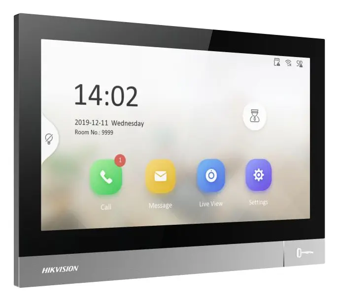 Hikvision DS-KH8560-WTE1 10 inç Diyafon İç Ünite — görsel 2