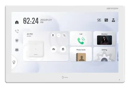Hikvision DS-KH9510-WTE1(B) 10.1 inç Diyafon İç Ünite
