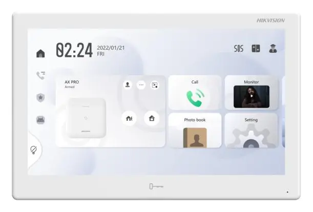 Hikvision DS-KH9510-WTE1(B) 10.1 inç Diyafon İç Ünite