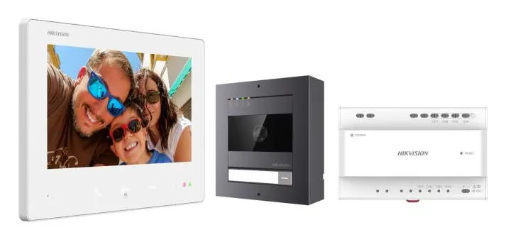Hikvision DS-KIS704EY/ALUMINUM Diyafon Seti