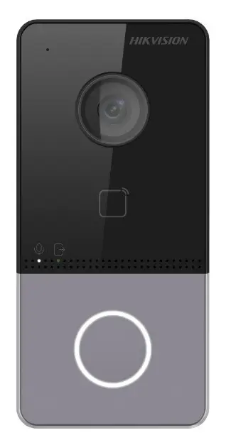 Hikvision DS-KV6113-WPE1 Tekli IP İnterkom Zil Paneli