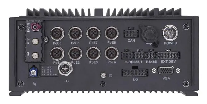 Hikvision DS-MP7608HN(B) 8 Kanal Mobil NVR Kayıt Cihazı — görsel 3