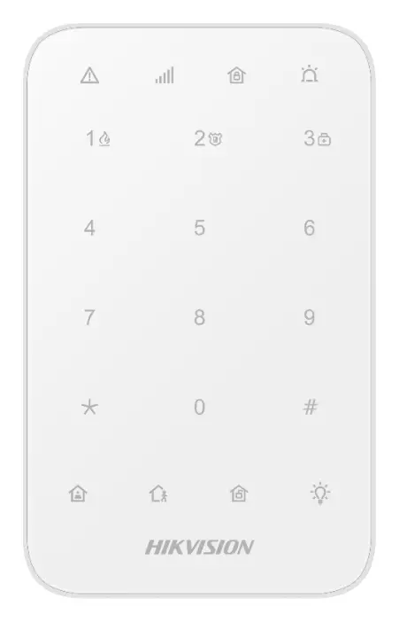Hikvision DS-PK1-E-WE Kablosuz Led Keypad Şifre Paneli