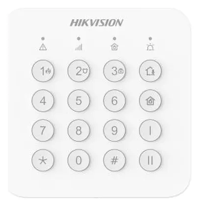 Hikvision DS-PK201B-WB Kablosuz Alarm Tuş Takımı
