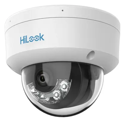 HiLook IPC-D129HA-LU 2 MP ColorVu Smart Hybrid Light IP Dome Kamera