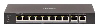 HiLook NS-0310P-80(B) 8 Port PoE Switch