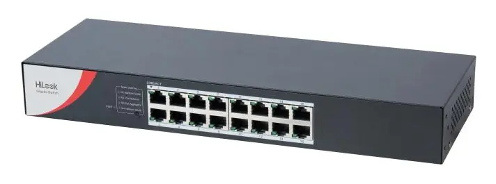 HiLook NS-0516R 16 Port Gigabit Yönetilemez Switch — görsel 2
