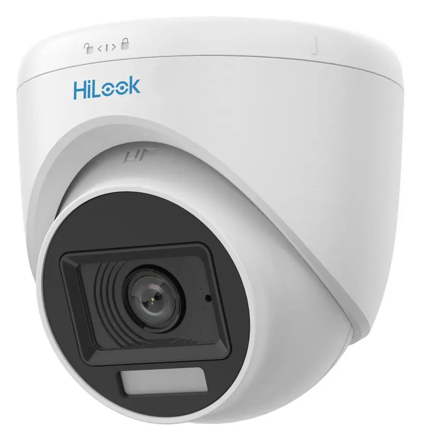 HiLook THC-T129-LPS 2 MP ColorVu Smart Hybrid Light Analog HD Turret Kamera