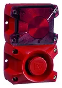 Honeywell Notifier PA X 1-05 Konvansiyonel EN 54-3 Kırmızı Yangın Sireni / Flaşör