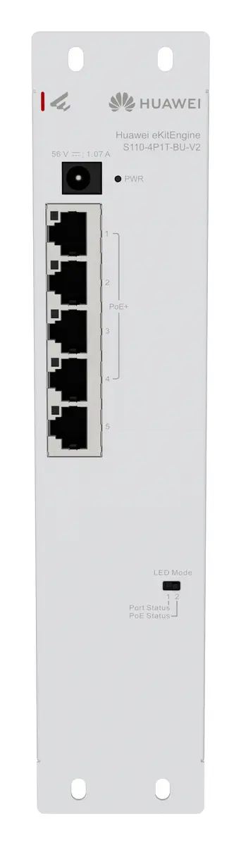 Huawei S110-4P1T-BU-V2 5 Port Gigabit PoE+ PoE Switch — görsel 4