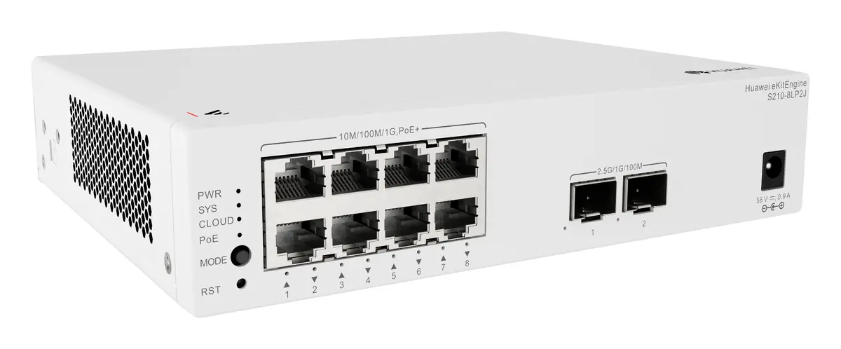 Huawei S210-8LP2J 8 Port Gigabit PoE+ PoE Switch — görsel 2