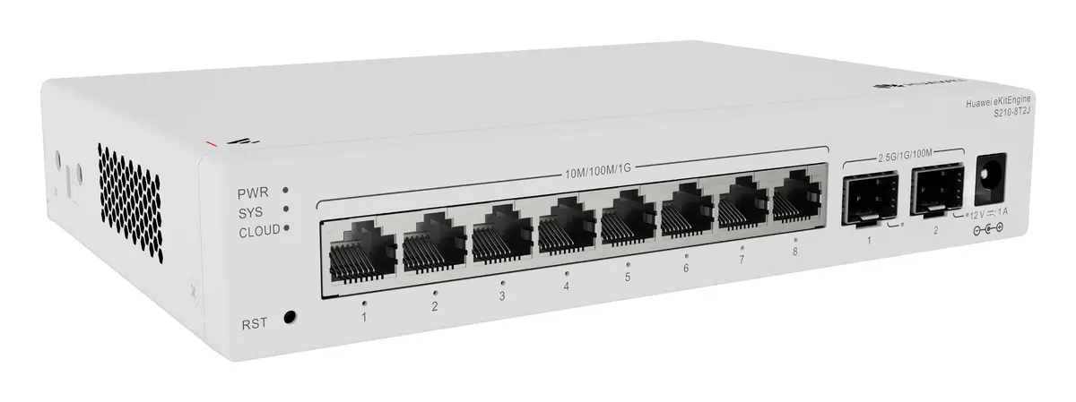 Huawei S210-8T2J 8 Port Gigabit Yönetilebilir Switch — görsel 2