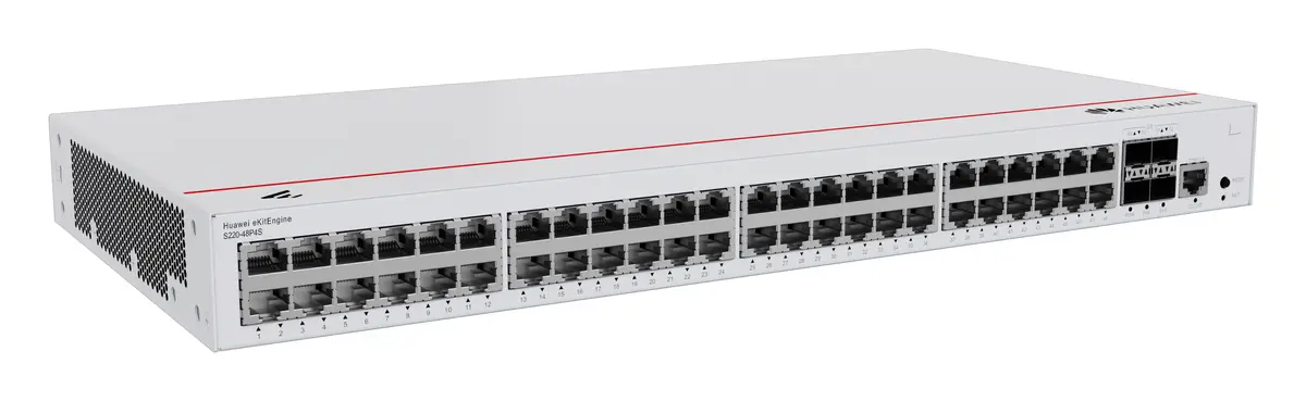 Huawei S220-48P4S 48 Port Gigabit 4xSFP PoE+ PoE Switch — görsel 3