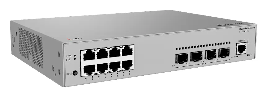 Huawei S220-8T4S 8 Port Gigabit 4xSFP Yönetilebilir Switch — görsel 2