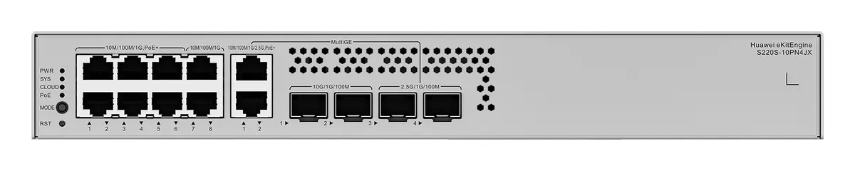 Huawei S220S-10PN4JX 8 Port Gigabit 2x10G SFP+ PoE+ PoE Switch