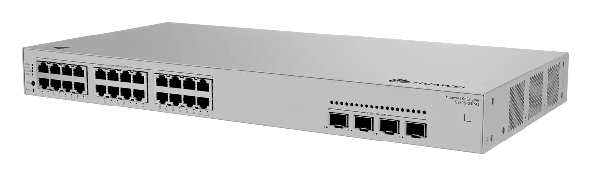 Huawei S220S-24P4J 24 Port Gigabit PoE+ PoE Switch — görsel 3