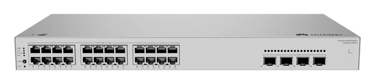 Huawei S220S-24P4J 24 Port Gigabit PoE+ PoE Switch — görsel 4