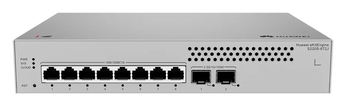 Huawei S220S-8T2J 8 Port Gigabit Yönetilebilir Switch — görsel 6