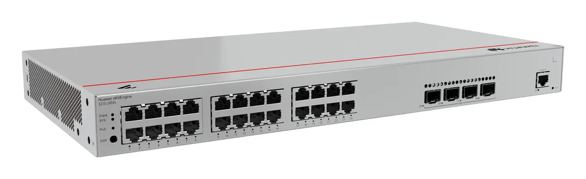 Huawei S310-24P4S 24 Port Gigabit 4xSFP PoE+ PoE Switch — görsel 3