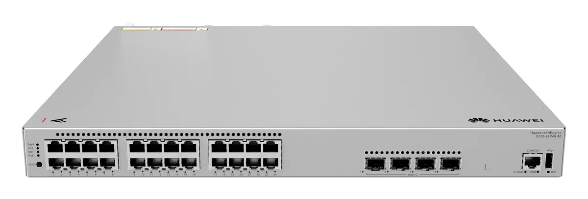 Huawei S310-24P4X-M 24 Port Gigabit 4x10G SFP+ PoE+ PoE Switch — görsel 4