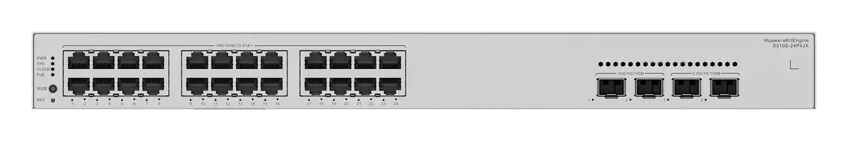 Huawei S310S-24P4JX 24 Port Gigabit 2x10G SFP+ PoE+ PoE Switch