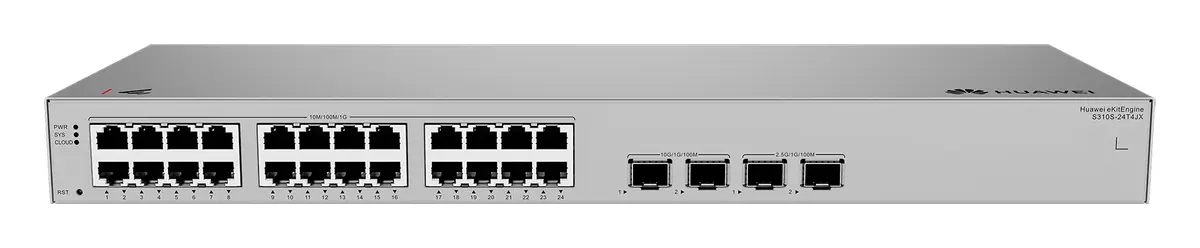 Huawei S310S-24T4JX 24 Port Gigabit 2x10G SFP+ Yönetilebilir Switch — görsel 4