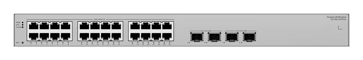 Huawei S310S-24T4JX 24 Port Gigabit 2x10G SFP+ Yönetilebilir Switch — görsel 6