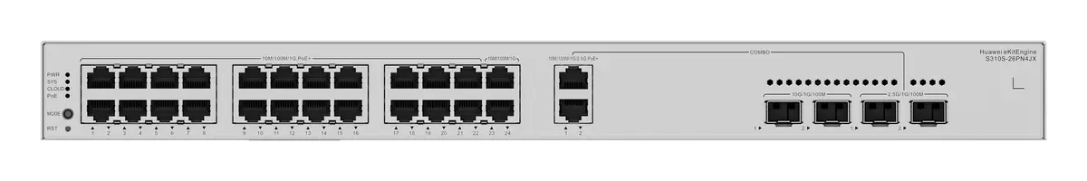 Huawei S310S-26PN4JX 24 Port Gigabit 2x10G SFP+ PoE+ PoE Switch