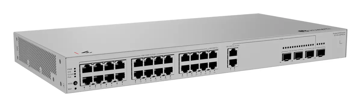 Huawei S310S-26PN4JX 24 Port Gigabit 2x10G SFP+ PoE+ PoE Switch — görsel 2