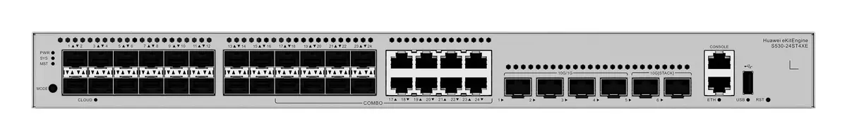 Huawei S530-24ST4XE 24xSFP Yönetilebilir Switch — görsel 4