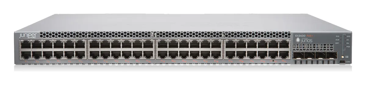 Juniper EX3400-48T-DC 48 Port DC Yönetilebilir Switch