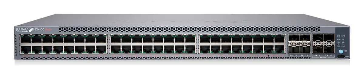 Juniper EX4100-24T-DC 24 Port 4x10G Uplink DC Yönetilebilir Switch