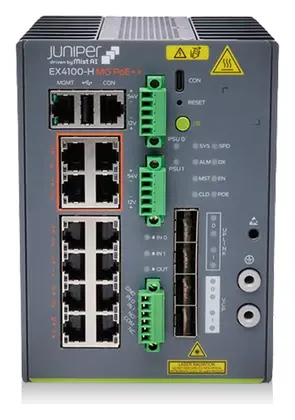 Juniper EX4100-H-12MP 12 Port Multigigabit PoE Switch