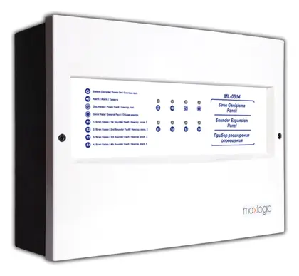 Mavili ML-0314 Siren Genişleme Paneli, 4 Çıkışlı