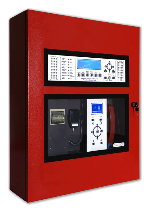 Mavili ML-1254.NPTA Akıllı Adresli Yangın Alarm Santrali, 4 Çevrim, 508 Adres, Network + Printer + Telefon + Anons