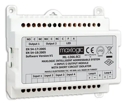 Mavili ML-1372 Akıllı Adresli Bölge Denetim Modülü, 1 Girişli