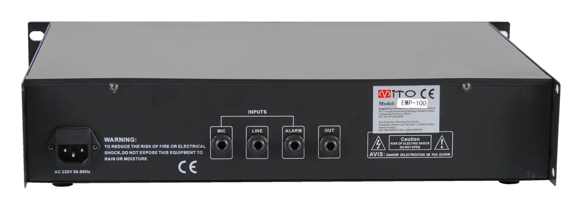 Mito EMP 100 Bölge Seçici / Anons Kontrol Ünitesi — görsel 3