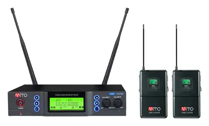 Mito WM-1002 BB UHF Kablosuz Mikrofon Seti